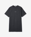 코튼 티셔츠 드레스 - 블랙 / A20281900