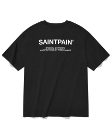 SP 베리에이션 로고 티셔츠-블랙 화이트