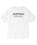 SP 베리에이션 로고 티셔츠-화이트 블랙