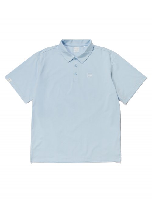 BASIC мужское поло с коротким рукавом ICE BLUE
