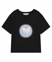 MF AURORA CROP TEE-BLACK