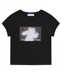 MF ANGEL CAT TEE-BLACK