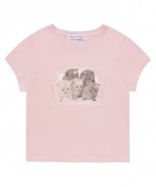 MF PINK KITTEN TEE-PINK