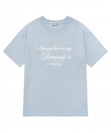 MF LIVE IN DREAM TEE-SKY BLUE