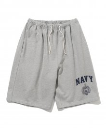 us navy half sweat pants 8% melange