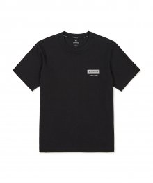 S23MMTTS73 퀵드라이 리플렉티브 반팔 티셔츠 Black