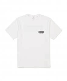 S23MMTTS73 퀵드라이 리플렉티브 반팔 티셔츠 White