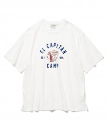 camp water s/s tee off white