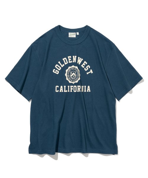 유니폼브릿지(UNIFORM BRIDGE) goldenwest s/s tee blue velvet - 사이즈 & 후기 | 무신사