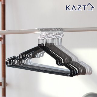 가쯔(KAZT) PVC 논슬립 철제 옷걸이 30개