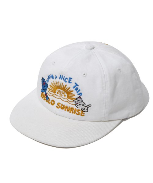 MUSINSA | TIMCOMIX [TIMCOMIX x HELLO SUNRISE] WASHED LOGO 6PANEL