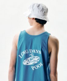 LONG DAYS POOL SLEEVELESS (MALIBU BLUE)