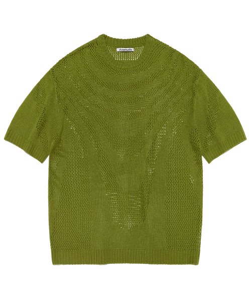비바스튜디오(vivastudio) GROWTH RING HALF KNIT [LIGHT GREEN]