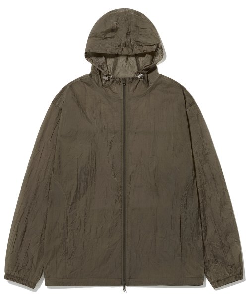 MUSINSA | VIVASTUDIO WRINKLE SEE-THROUGH JACKET [BROWN]