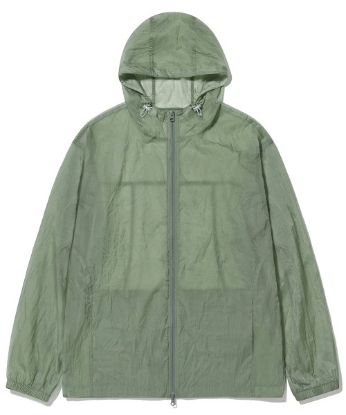 MUSINSA | VIVASTUDIO WRINKLE SEE-THROUGH JACKET [MINT]