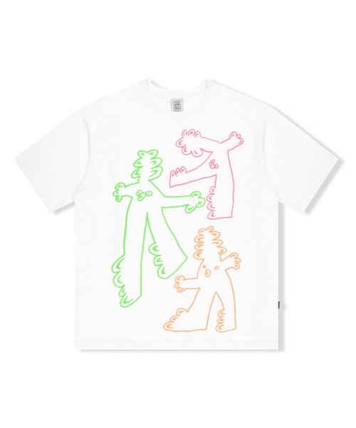 【YESEYESEE】Soki Finger Tee White★関税込★ Off-White SS23 Brush Arr Over Skate Tee OMAA027S23JER0040184