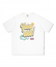 Y.E.S Yell Out Tee White