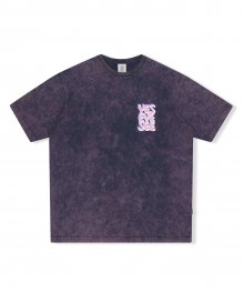 C-Logo Bleached Tee Purple