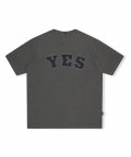 Y.E.S Pigment Applique Tee Gun Metal