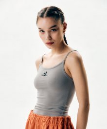 RAINFOREST CROPPED TANK TOP (ABBEY STONE)