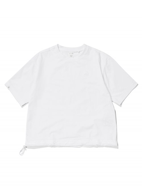 BASIC W (베이직 W) 여성 반팔 티셔츠_White