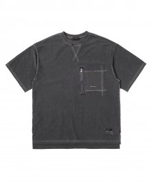 23 INSIDEOUT PIGMENT OVERSIZED T-SHIRTS CHARCOAL