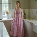 쎄무아듀(CEST MOIDEW) Cest_Pink flower silm sleeveless dress