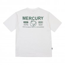 [P X MERCURY] BACK LOGO PRINTING T SHIRTS WHITE_FP2KT45U