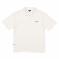 [P X MERCURY] TERRY COLLAR SHORT SLEEVE OFF WHITE_FP2KT95U