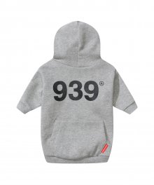 DOGGY 939 LOGO HOOD (GRAY)