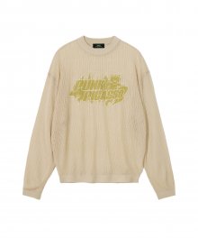 PUNK PICASSO LS KNIT IVORY