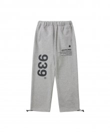 KIDS 939 LOGO SWEAT PANTS (GRAY)