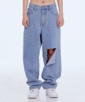 [Archive Bold X Stumpynee] CUTTED DENIM PANTS (LIGHT BLUE)