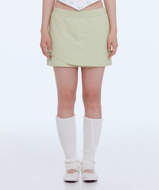 아카이브 볼드(ARCHIVE BOLD) [Archive Bold X Stumpynee] LOW-RISE SKIRT (GREEN) 상품 이미지