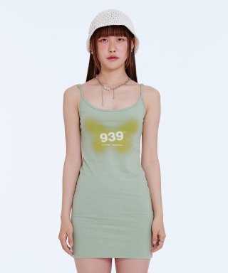 아카이브 볼드(ARCHIVE BOLD) [Archive Bold X Stumpynee] LOGO TANK DRESS (GREEN) 상품 이미지