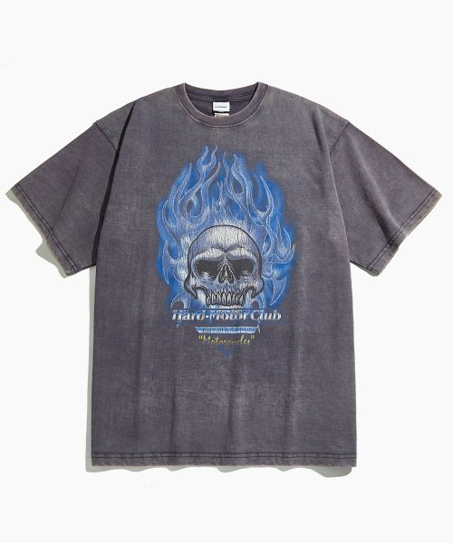 モットシリーズTシャツ (ハード・モータークラブ)_ネイビー