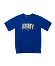 ESHY 베이직 로고 하프 티셔츠_블루