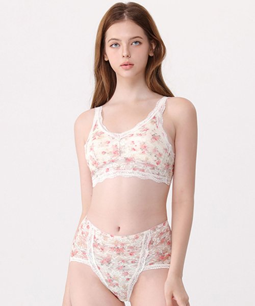 Комплект кружевного бралетта без косточек Daisy Lemon