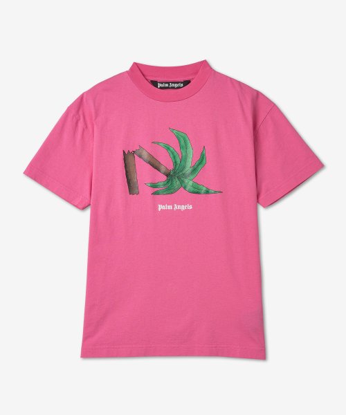 Palm Angels palm-tree print shirt - Pink