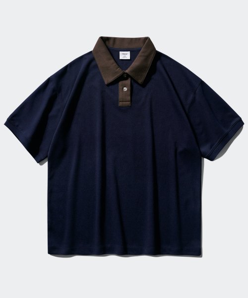 Nomad воротник короткий рукав Navy HYST4555