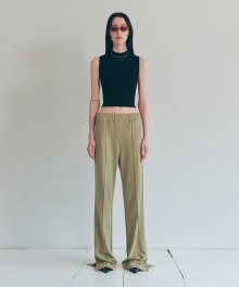 FLARE TAPING PANTS [KHAKI]