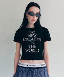 NEW CREATIVE SHORT SLEEVE TEE [BLACK]