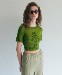 NEW CREATIVE SHORT SLEEVE TEE [GREEN]