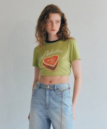 DELUDING CAKE RINGER TEE [MINT GREEN]