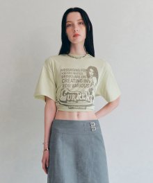 TYPO SEMI OVERFIT TEE [LIGHT MINT]