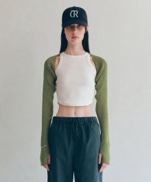 TWO-WAY BOLERO [OLIVE]