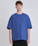 젠사이(ZENSAI) 플리츠 티셔츠 블루