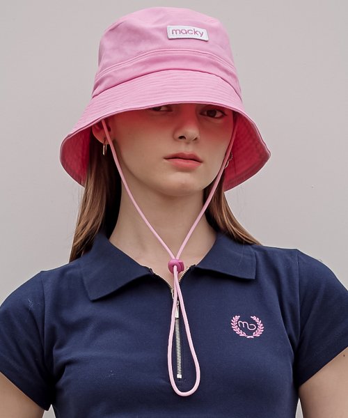 logo-patch bucket hat