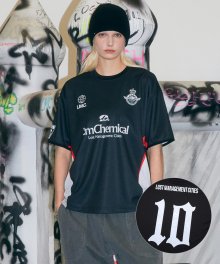 CHEMICAL SOCCER JERSEY TEE black