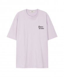 Big Label T-Shirt in Purple VW3ME891-82